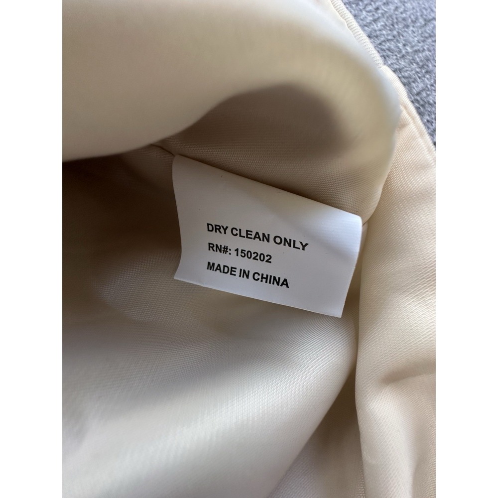 Braveman Vest‎ Mens 40R 34W Beige M300 Adjustable Back Lined Buttons Suit Formal - Picture 7 of 14